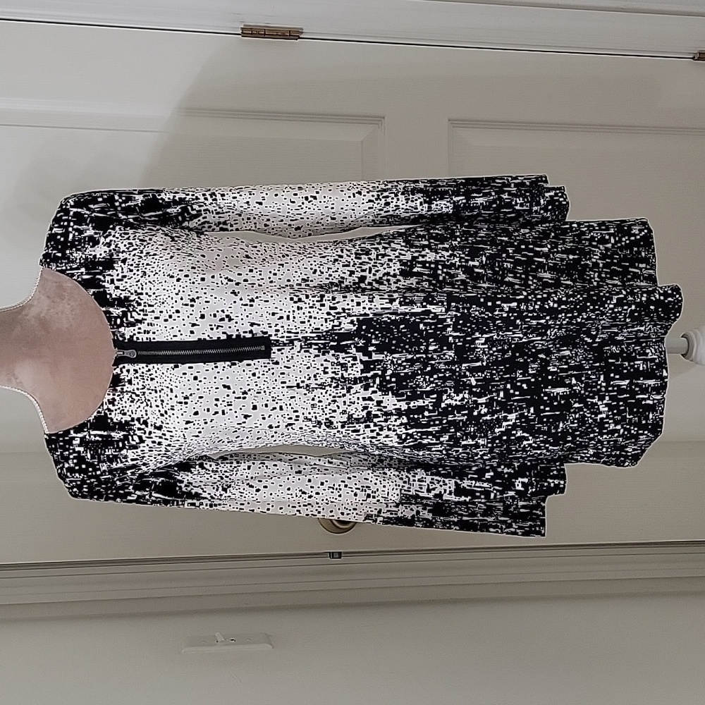 Nicole by Nicole Miller Size S Black and White Tunic / Dress, New with Tag
